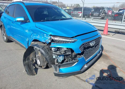 2020 Hyundai Kona Limited z USA, uszkodzony, nr VIN KM8K33A54LU522487